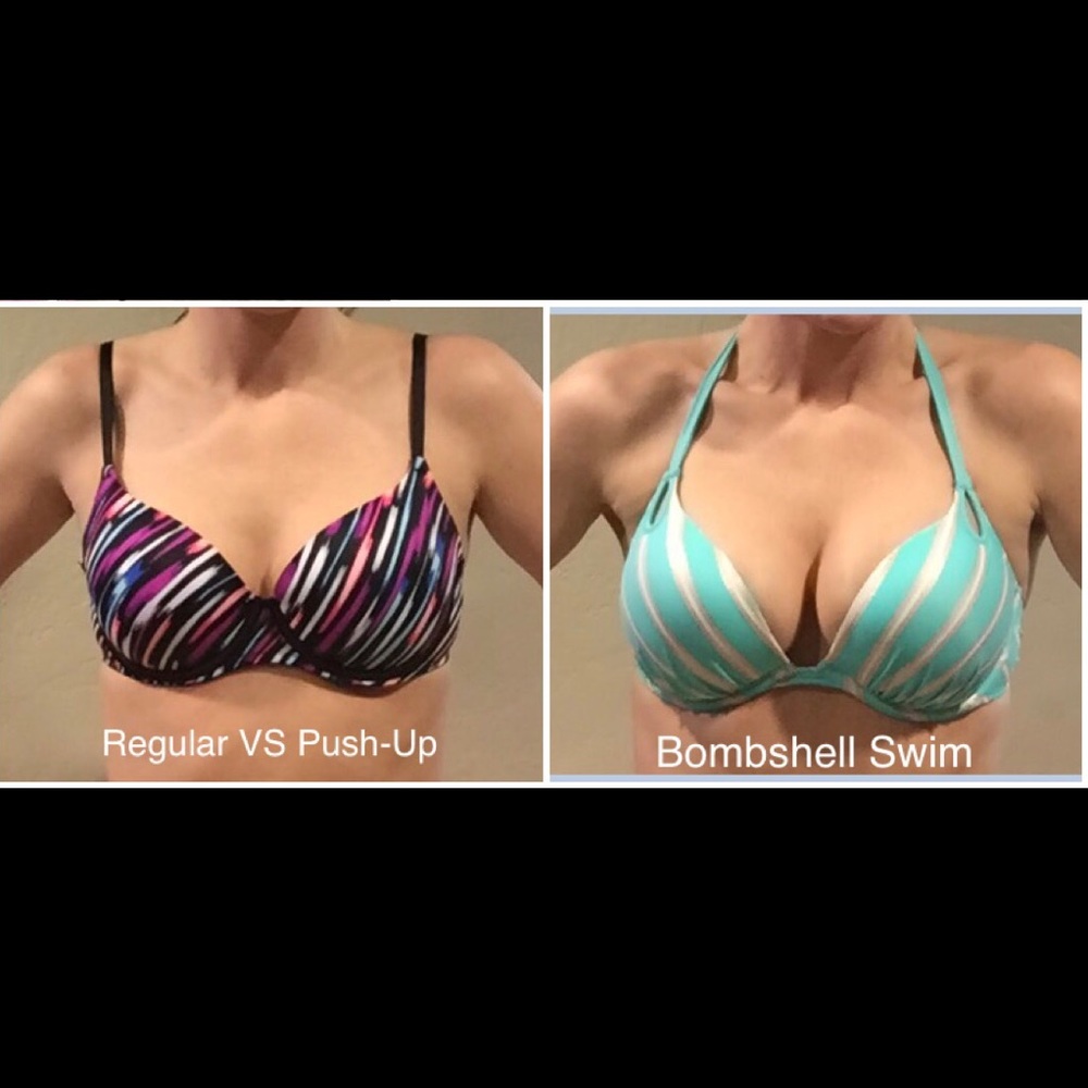 🩷 Victorias Secret 🩷 Bombshell (Add 2 Cup Sizes!) Push-Up Bikini - Medium 34C - Picture 10 of 11